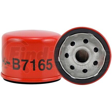 Baldwin B7165 Engine Oil Filter Engine Oil Filter - Lube Spin-on, Anti-Drainback Valve, 8 PSID Front End By-Pass Valve