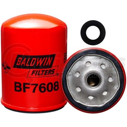 Baldwin BF7608 Fuel Filter Fuel Filter - Spin-on used for Ford Buses, Trucks, New Holland Equipment