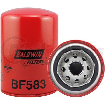 Baldwin BF583 Fuel Filter Fuel Filter - Spin-on used for Various Truck Applications