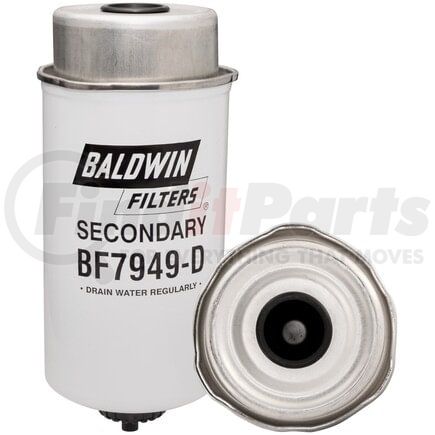 Baldwin BF7949-D Fuel Water Separator Filter Secondary Fuel/Water Separator Element Filter - with Removable Drain