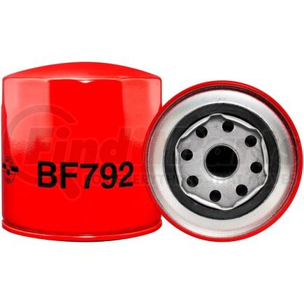 BF792 by BALDWIN - Fuel Filter - Spin-on used for Caterpillar, Kobelco, MDI, Mitsubishi Equipment