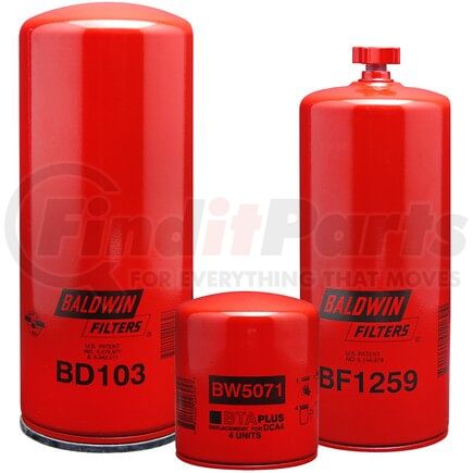 Baldwin BK6375 Engine Oil Filter Kit Engine Oil Filter Kit - Service Kit for Cummins Engines
