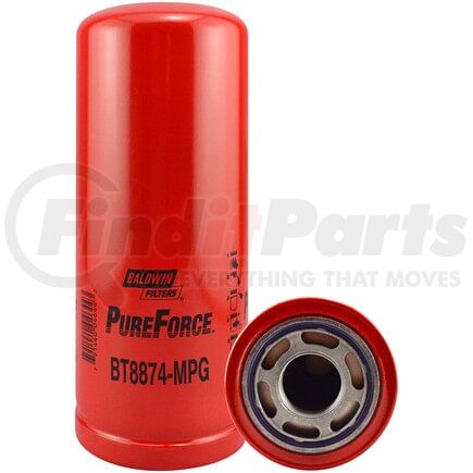 BT8874-MPG by BALDWIN - Hydraulic Filter - used for Case, Ford, John Deere, New Holland, Versatile Equipment