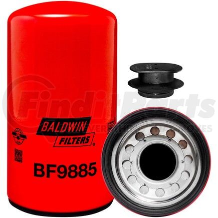 Baldwin BF9885 Fuel Filter Fuel Filter - Spin-on, M90 x 2.0, Integral Gasket, 4.3 Absolute