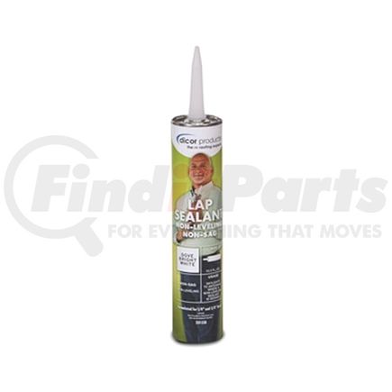 551LSD1 by DICOR - Lap Sealant - 10.3 Oz. Tube, Bright White, Non-Sag, Self-Leveling