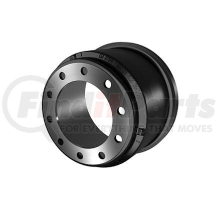 ConMet 107866 Brake Drum Brake Drum - Rear, Full Cast, 15.0 in. dia. x 8.6 in. Width, 10-Bolt Holes