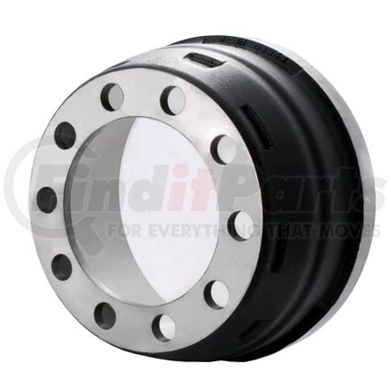 Webb 65541B Brake Drum Brake Drum, Outboard, 15in Dia, 8.76in Depth, 9in Pilot Dia, 11.25in BC, 10 Holes