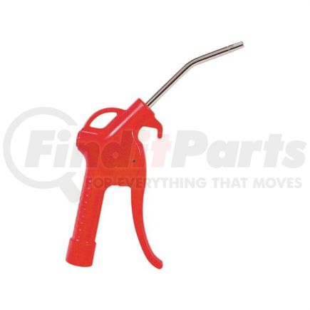 AES Industries 317 Air Blow Gun Variable Pressure Blow Gun with 4 In. Stainless Nozzle, 1/4 in NPT, 4.7 CFM, 110 psi, Plastic