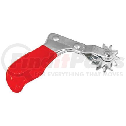 AES Industries 711 Trim Pad Tool Handheld Buffing Pad Cleaning Spur Tool Rounded Metal Teeth Wool Bonnet Foam Fluffer