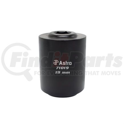 Astro Pneumatic 71019 Socket 19mm Drum Socket, Impact Torque Multiplying Harmonic Balancer Bolt Remover