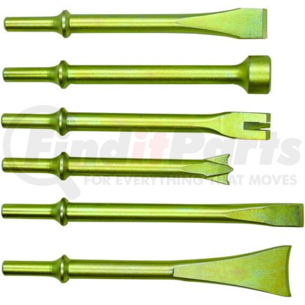 Astro Pneumatic 401K6 Drill Bit Set 3-Piece Heavy-Duty THOR Air Hammer Hammering Bit Set, .401-Inch Shank, 1-Inch Diameter