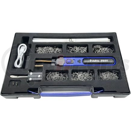 Astro Pneumatic 7601 Welding Gun Kit Cordless Hot Staple and Plastic Welding Repair Kit, 2000mAh, Max 550-deg. C