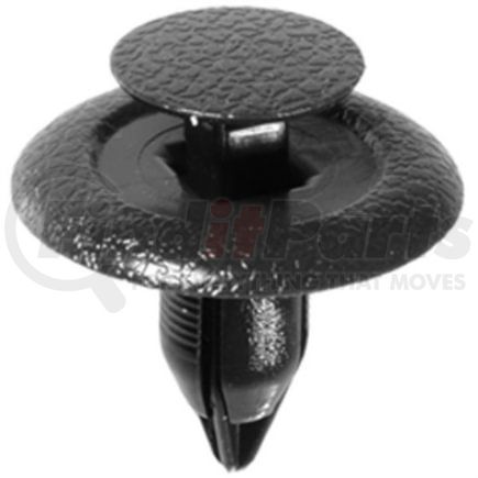 Auveco 8206 AUVECO 18206 Push-Type with Drive Pin Retainer, 18 mm Dia Head x 12 mm L Stem x 6 mm Hole, Nylon, Gray