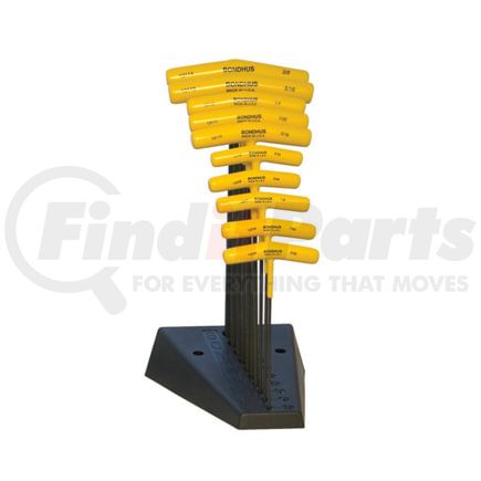 Bondhus Corp. 13190 Hex Key Set Bondhus 13190 Balldriver T-Handle Hex Key Set