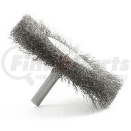 Brush Research BMC3008 Power Wire Cup Brush 3-Inch Fine Wire Carbon Steel Wire Cup Brush, 5/8-Inch-11 Threaded Arbor