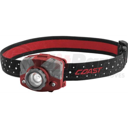 Coast 20618 FL75R Rechargeable Headlamp, Red