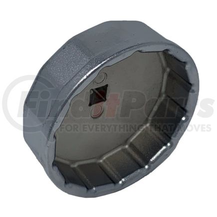 CTA Tools 9180 Engine Oil Filter Housing Cap Wrench Dual Drive 74.5 mm 14-Flute Die Cast Aluminum Oil Filter Housing Socket