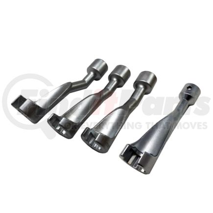 CTA Tools 7468 Fuel Injection Fuel Rail Pressure Sensor Wrench 4-Piece 12-Point Bi Hex Fuel Injection Line Flare Nut Wrench