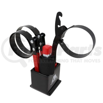 4324 by CTA TOOLS - 4 Pc. DIY Oil Filter Wrench Kit w/ Stand
