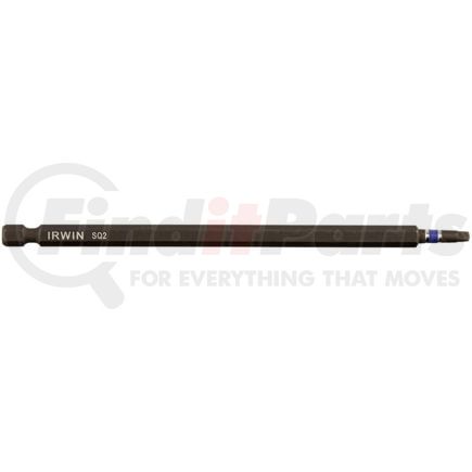 Irwin IWAF36SQ2 Screwdriver Bit Set 6" Power Impact Bit with SQ2 Tool Tip Size, 1/4" Hex Shank Size