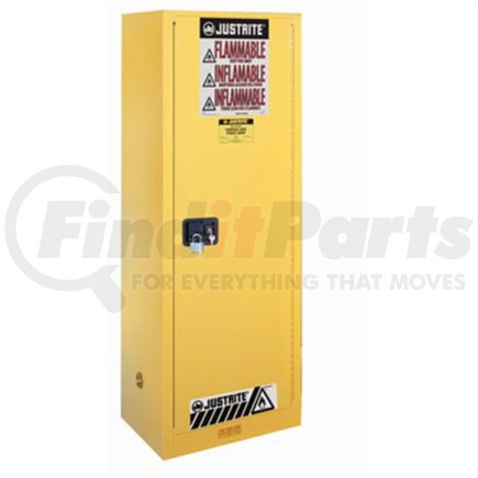 Justrite 892200 Flammable Liquid Cabinet Manual Single Door Vertical Storage