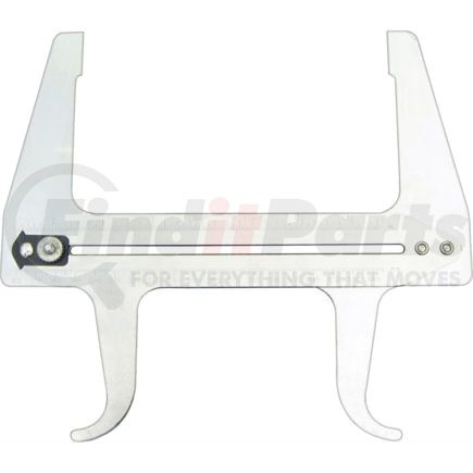 Lang 380A Brake Adjustment Gauge Brake Resetting Gauge with 6.50-13.25 in. Range, Chrome-Plated Steel Jaws