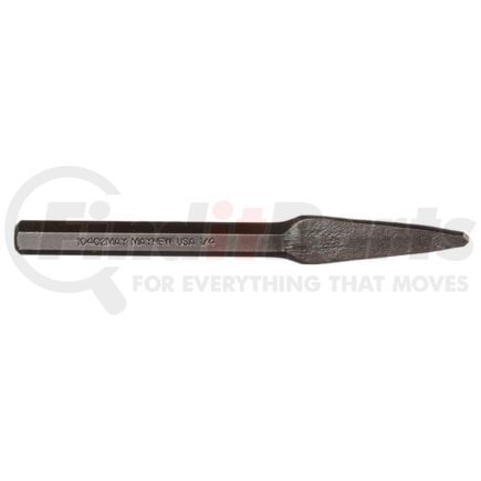 Mayhew Tools 10402MAY Air Hammer Chisel 1/4" Blade Cape Chisel with 5-1/2" Length Black Oxide Finish for Cutting Grooves and