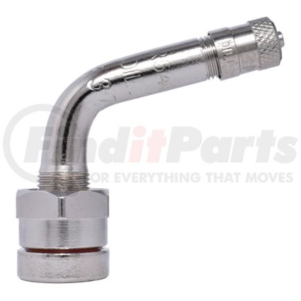 Dill Air Controls VS-543-E-10 Tire Valve Stem 10-Pack 75 Degree TR543E Nickel Plated Brass Clamp In O Ring Tire Valve Stem