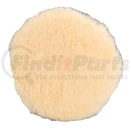 90036 by DYNABRADE - 5" (127 mm) Dia. Polishing Pad, Natural Sheepskin Wool