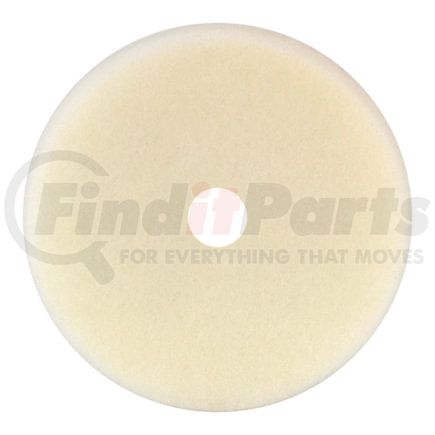 Dynabrade 79704 Buffing Wheel 6-1/2 Inch Dynacut White Foam Flat Face Cutting Pad, Hook and Loop