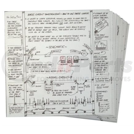 Electronic Specialties 186 Hands On-Line Electrical Training Cards