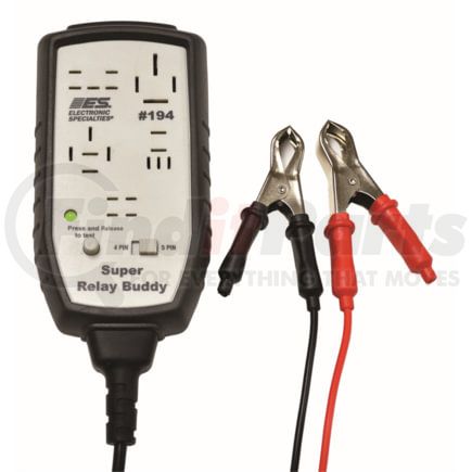 Electronic Specialties 194 Relay Test Kit Super Relay Buddy Tester, 7+ Amp Load Test, Automatic 10-Cycle Sequence