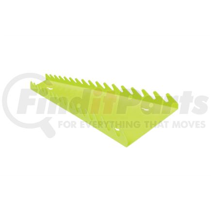 Ernst 5162HV Wrench Rack 16 Tool Capacity HIVIZ Yellow Reverse Configuration Low Profile Wrench Tray