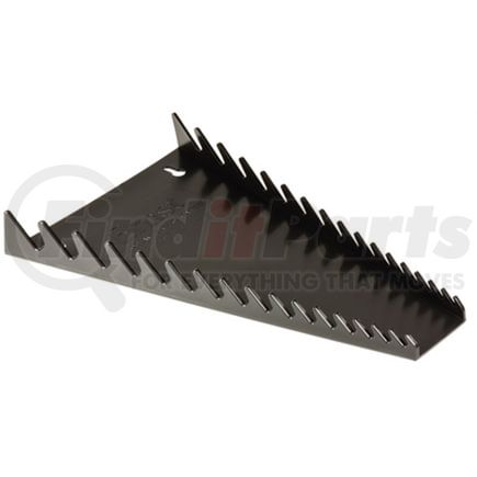 Ernst 5061 Wrench Rack 16 Tool Capacity Black Forward Configuration Low Profile Wrench Tray Organizer