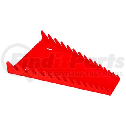 Ernst 5033 Wrench Rack 14 Tool Capacity Red Non Gripping Low Profile Toolbox Wrench Organizer Tray