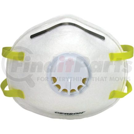 Gerson 081740 Respirator N95 General Purpose Particulate Respirator With Valve, One Size Fits All