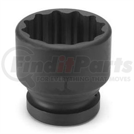 4124M by GREY PNEUMATIC - Impact Socket - 1 in. Drive, 24 mm, 12-Point, Standard Impact, Polybag