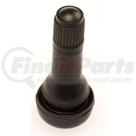 Haltec TV-412 Tire Valve Stem Tire Valve Stem - Snap-in, Rubber Sleeve, 0.453" Valve Hole, 7/8" Effective Length