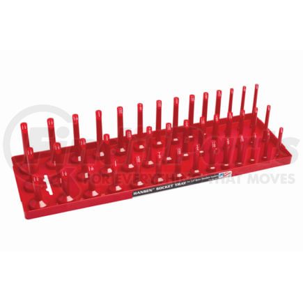 Hansen Global 12013 1/2" SAE 3-Row Socket Tray
