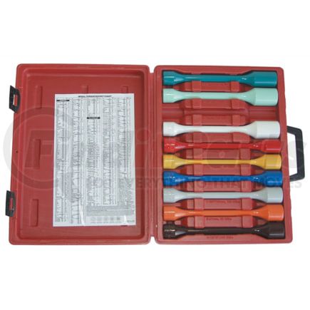 LTI Tools 1593 Torque Stick Extension 9-Piece 1/2 In. Drive Impact Wrench Automotive Wheel Torque Master Socket Kit