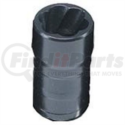 LTI Tools 4515 Wheel Lug Nut Removal Kit 15 mm 3/8 In. Drive Deep Well Helical Internal Flute Twist Socket Extractor