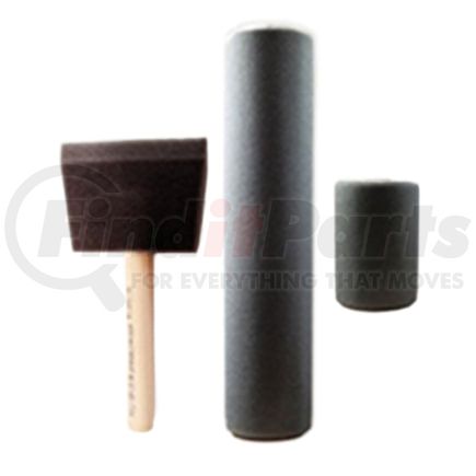 Mack Brush 1014-3 Parts Cleaning Brush 3" Poly Brush with Wood Handle