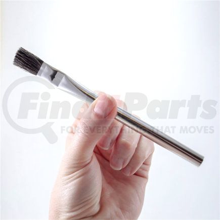 Mack Brush 7-3 Acid Brush Set 7 Series Acid Brush, #3, 6 in OAL, 9/16 in W, 100% Stiff Horsehair, Tin Handle
