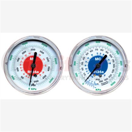 Mastercool 86350 Manifold Pressure Gauge R134a Low-Side Replacement Manifold Gauge, PSI, kPa, and Fahrenheit