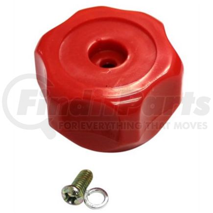 Mastercool 285212 A/C Control Knob Replacement Red High-Side Control Knob with Screw and Lock Washer for Manifold Gauge Sets