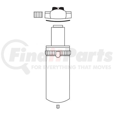 Reading Technologies (RTI) N32-95-257 Air Tool Hose Lubricator Bowl O-Ring Eliminator Eliminizer Eliminex Bowl O-Ring, Use
