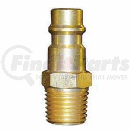Reading Technologies (RTI) HFMP-1 Quick Disconnect Tool High Flow Quick Disconnect Plug, 1/4 in, Male, Brass
