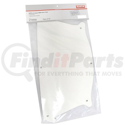SATA 215550 Visor Foils (for SATA Air Vision 5000), 50 Pk