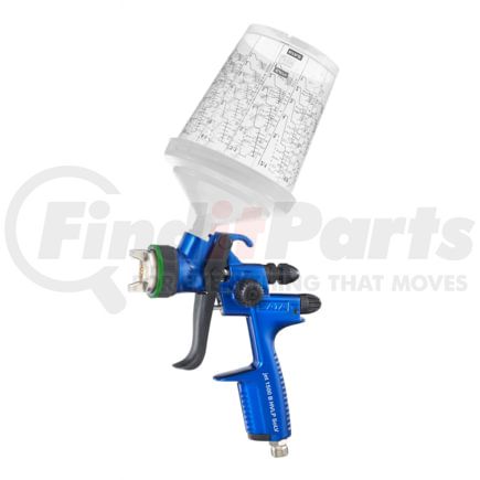 SATA 1010925 Spray Gun SATAjet 1500 B SoLV HVLP Spray Gun, 1.3 mm with RPS Cups for Solvent-Based Base, Sealer and Clear Coat