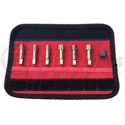 Schley Tools 16000 Exhaust Gas Temperature (EGT) Sensor Bung 6-Piece Exhaust Bung Re-Threader Tool Set for EGT and Oxygen